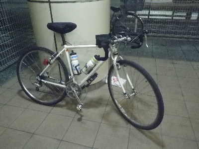 東飯能駅で自転車を組み立てて、自宅まで漕いで帰る